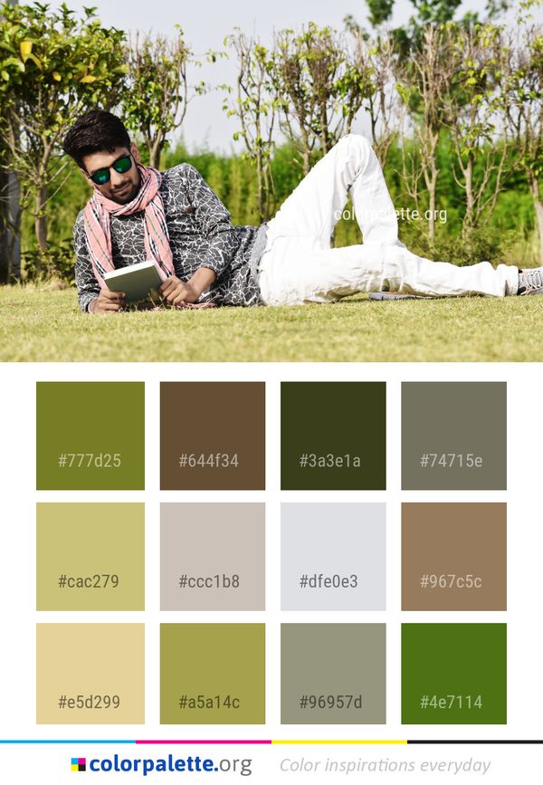 Photograph Green Grass Color Palette