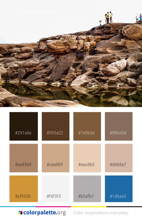 Rock Water Bedrock Color Palette