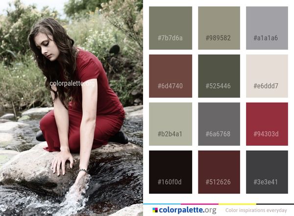 Beauty Girl Photo Shoot Color Palette