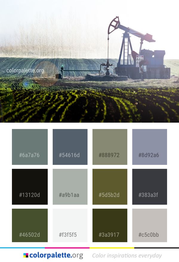 Field Agriculture Grass Color Palette