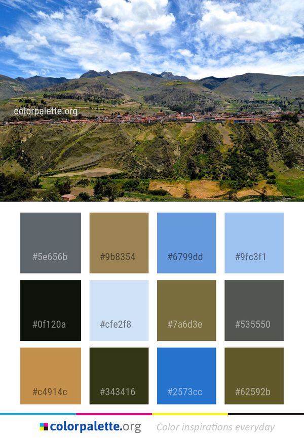 Sky Cloud Highland Color Palette