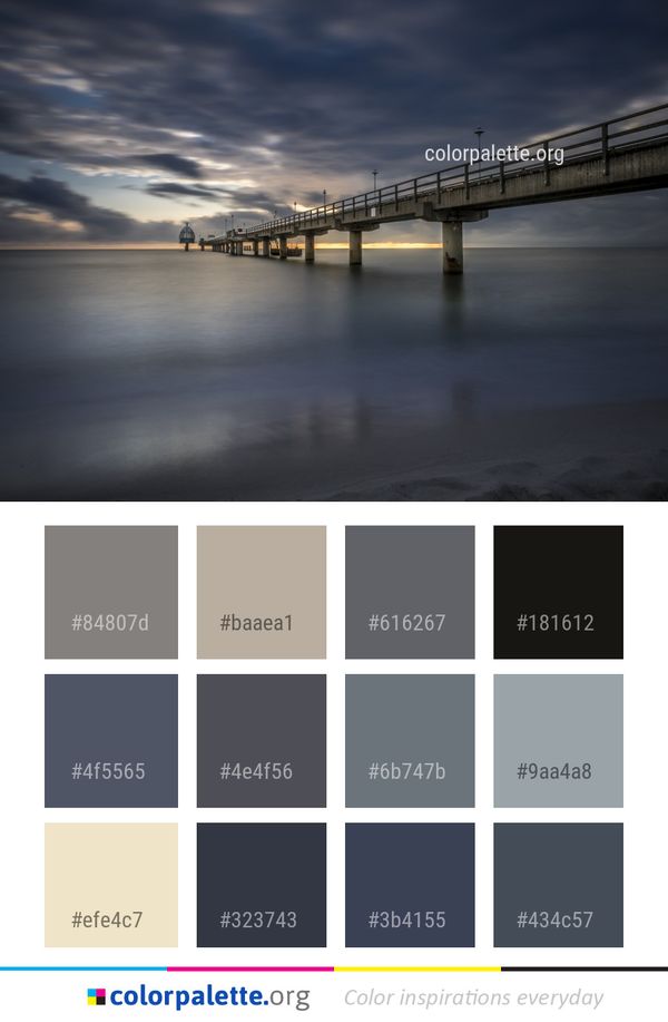 Sky Reflection Cloud Color Palette