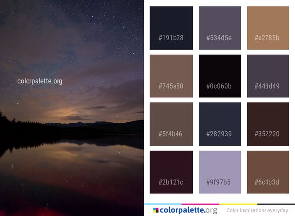Sky Reflection Nature Color Palette
