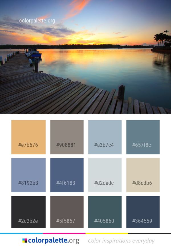 Sky Water Horizon Color Palette
