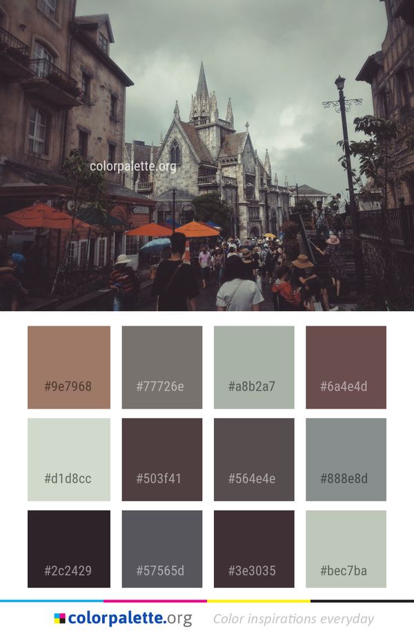 Town City Sky Color Palette