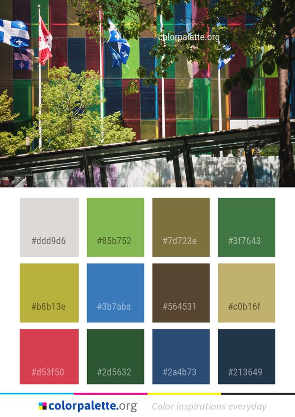 Tree Plant Window Color Palette