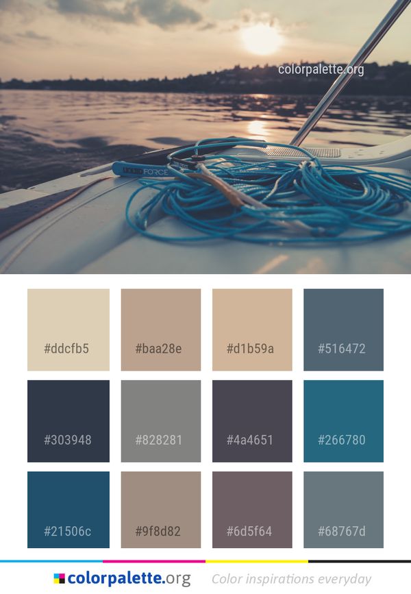 Water Sky Sea Color Palette