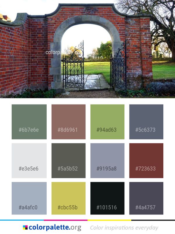 Arch Wall Architecture Color Palette