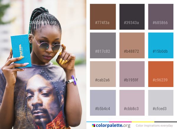 Hairstyle Human Girl Color Palette