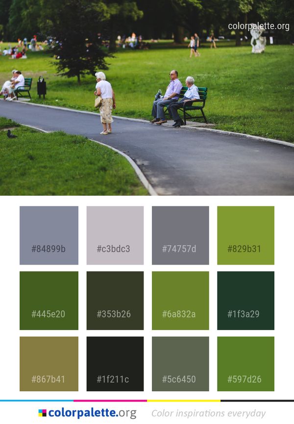 Plant Nature Green Color Palette