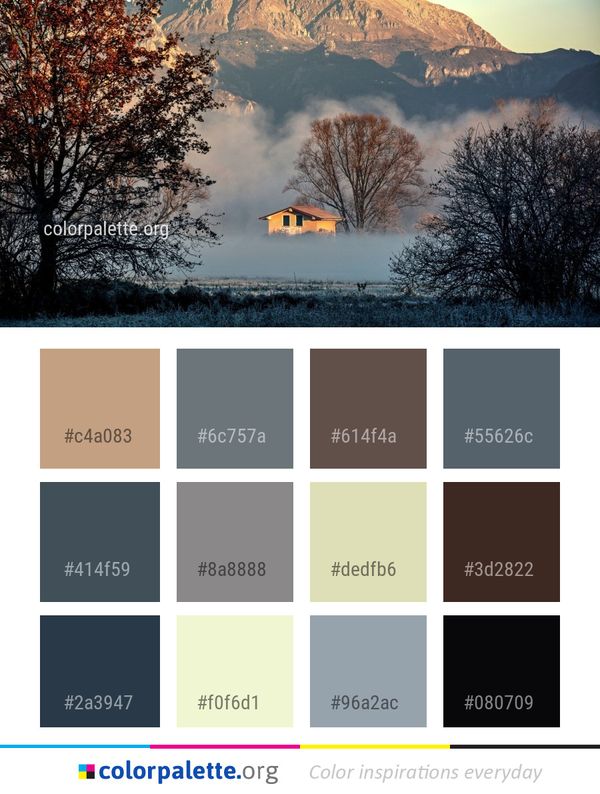 Sky Winter Dawn Color Palette