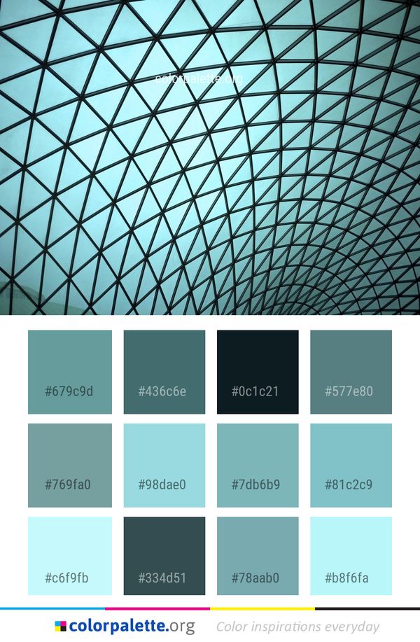 Structure Pattern Architecture Color Palette