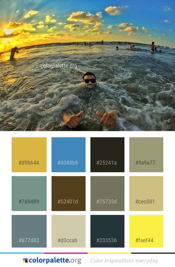 Water Sea Wave Color Palette