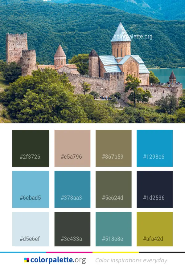Forest & Green Color Palettes — Book preview 5