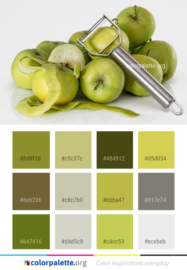 Natural Foods Fruit Produce Color Palette