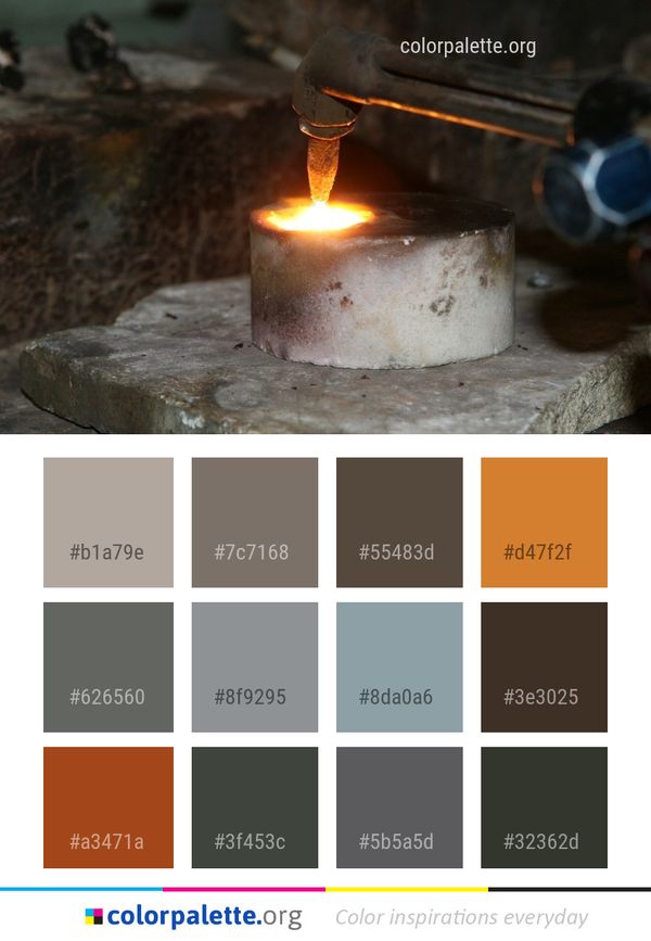 Heat Water Flame Color Palette