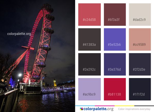 Reflection Tourist Attraction Landmark Color Palette
