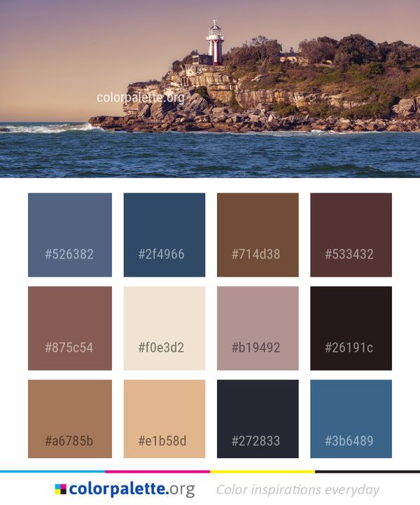 Sea Coast Promontory Color Palette