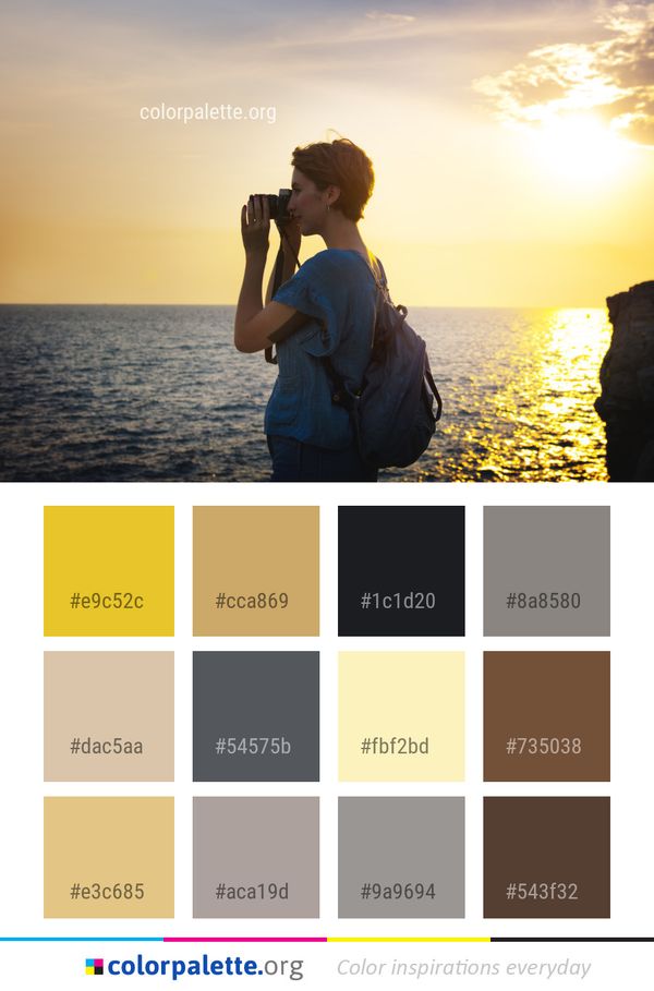 Sky Sea Photograph Color Palette