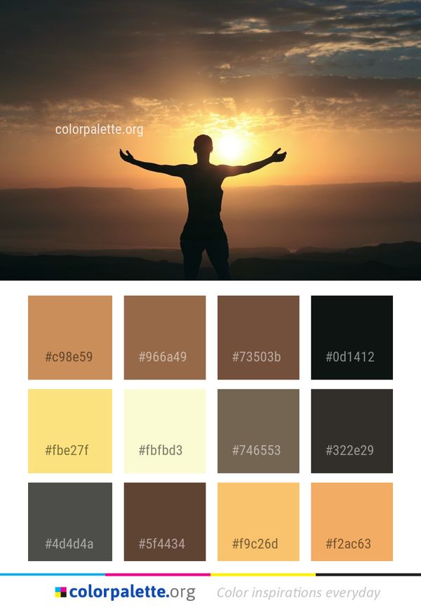 Sky Sunrise Afterglow Color Palette