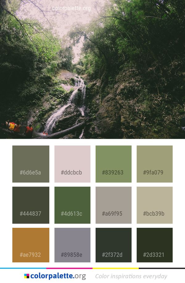 Water Nature Body Of Color Palette