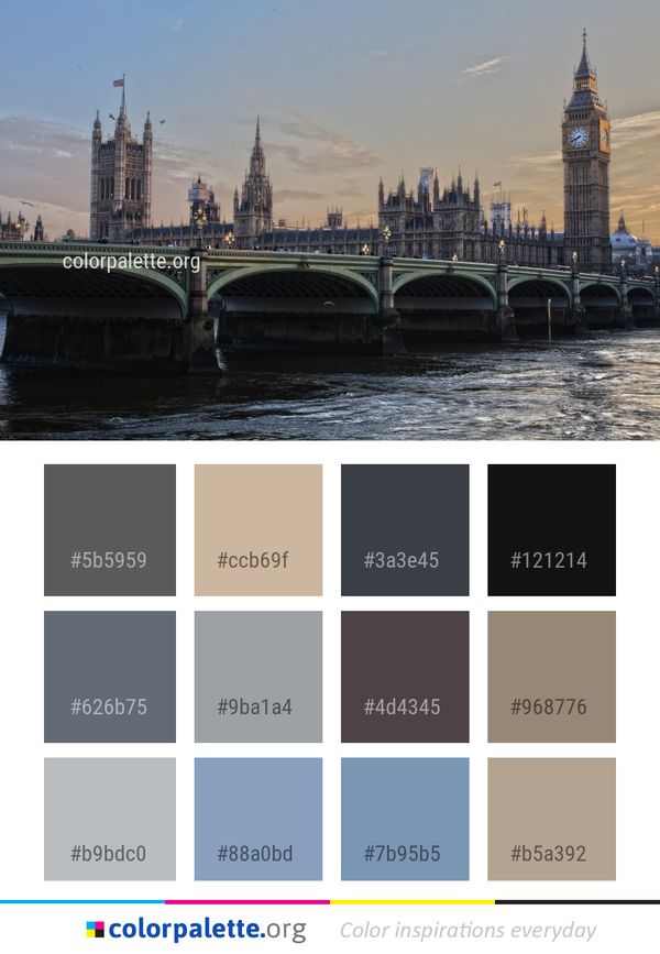 Cityscape Landmark City Color Palette