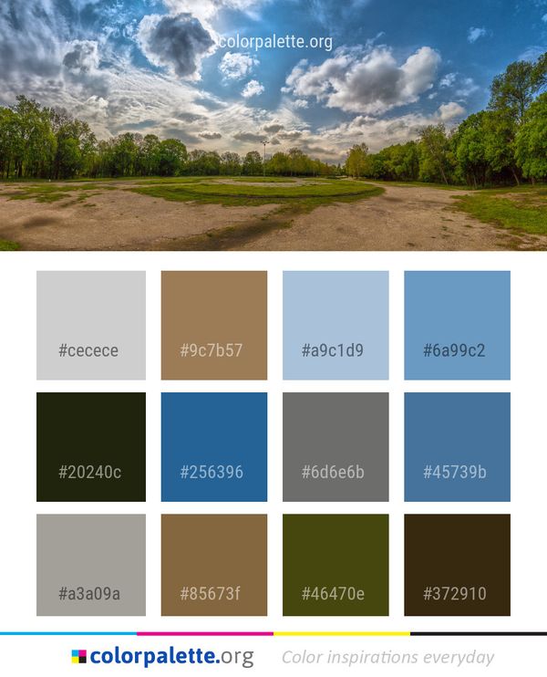 Cloud Sky Nature Color Palette