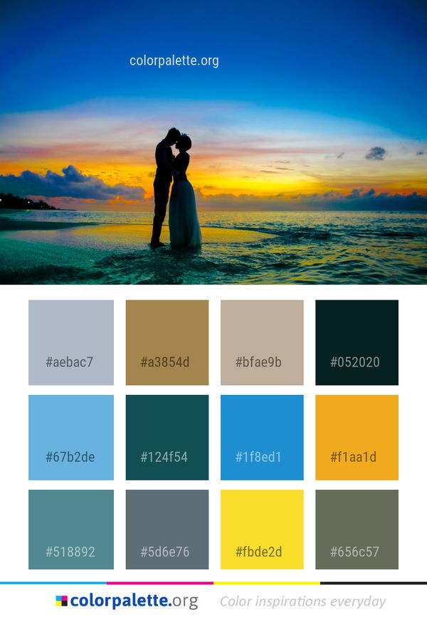 Sea Sky Horizon Color Palette