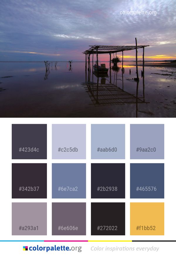 Sky Cloud Sea Color Palette