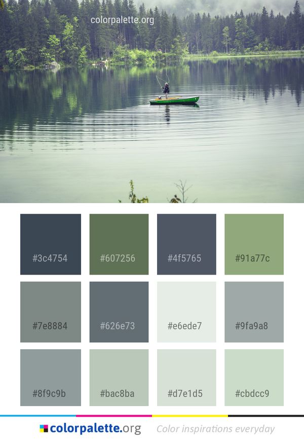 Water Nature Lake Color Palette
