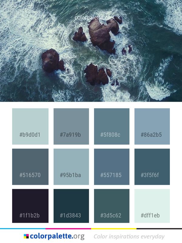 Water Sea Wave Color Palette