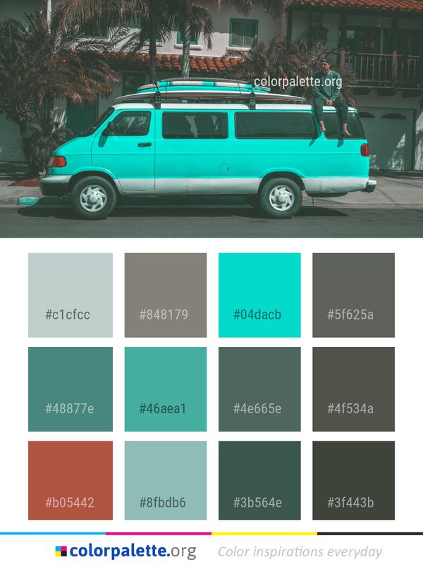 Motor Vehicle Car Color Palette