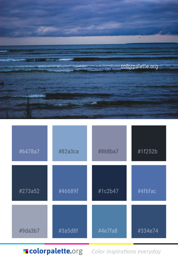 Sea Ocean Horizon Color Palette