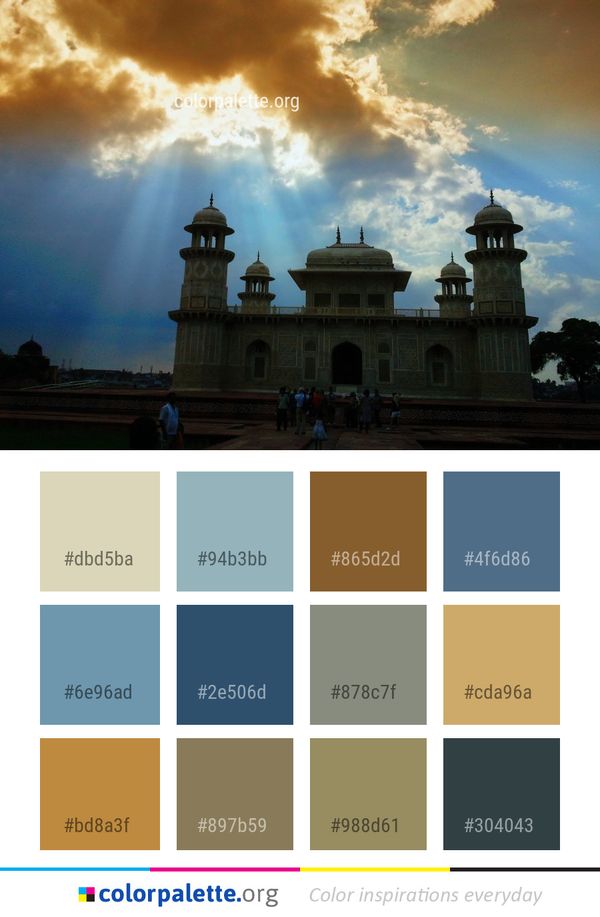 Sky Landmark Cloud Color Palette