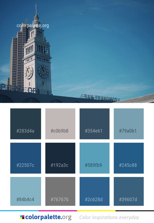 Sky Landmark Tower Color Palette