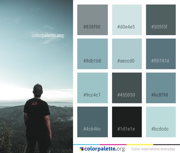 Sky Sea Cloud Color Palette