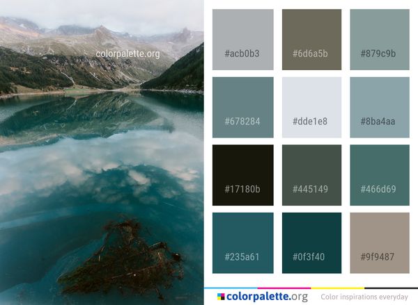Water Resources Lake Color Palette