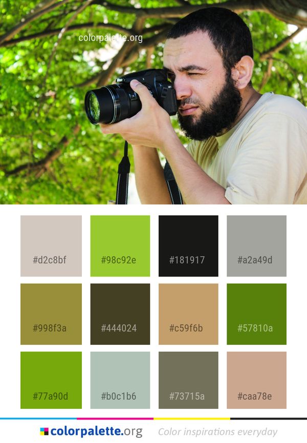 Photographer Photograph Photography Color Palette