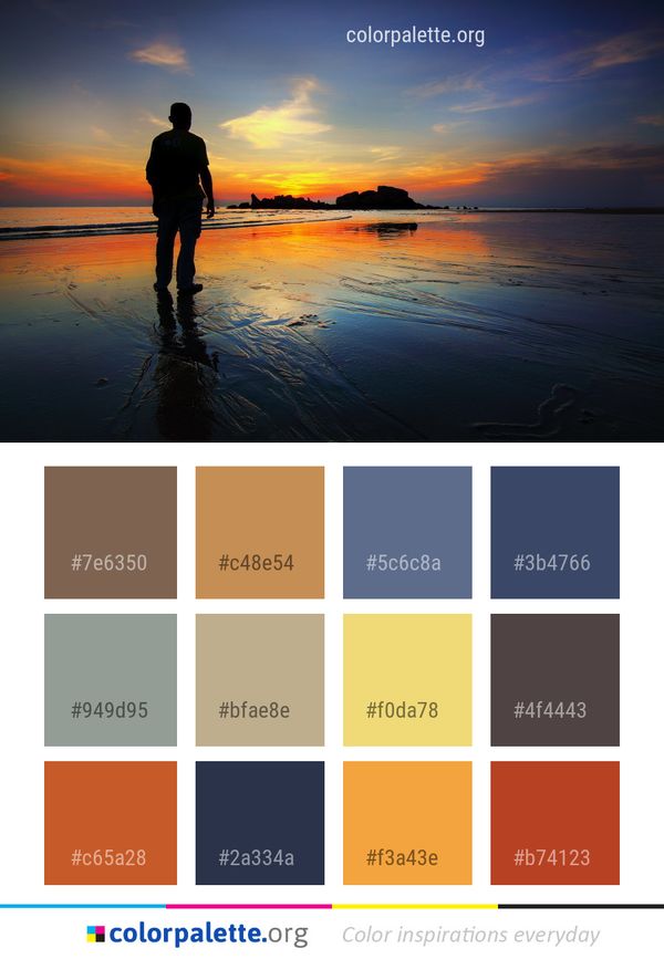 Sea Horizon Sky Color Palette