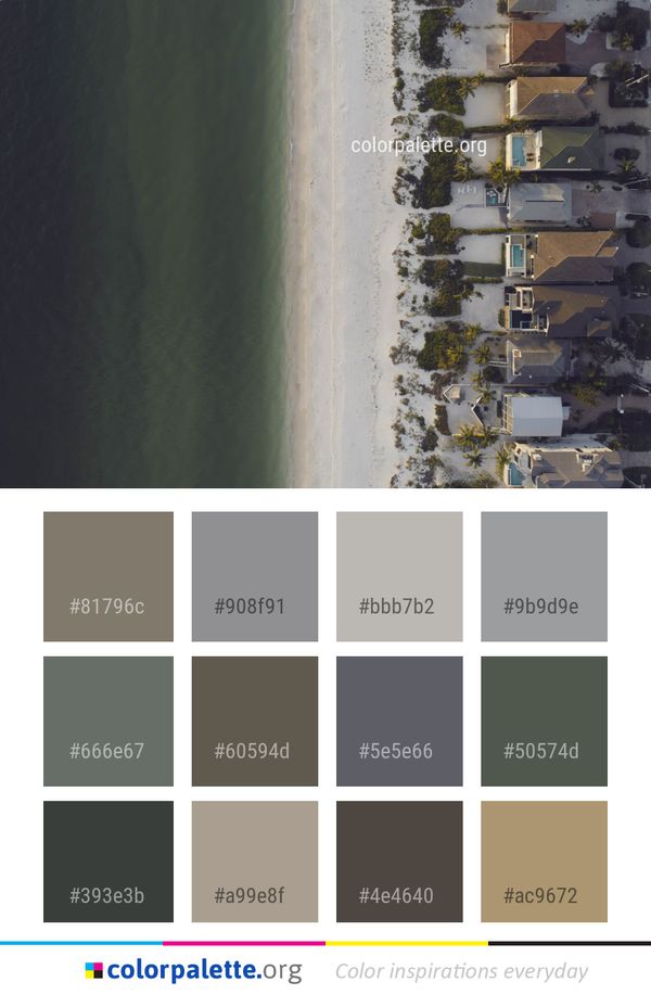 Wall Reflection Water Color Palette