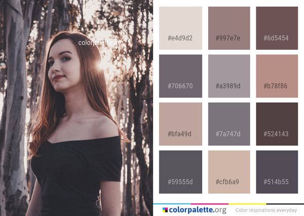 Hair Beauty Girl Color Palette
