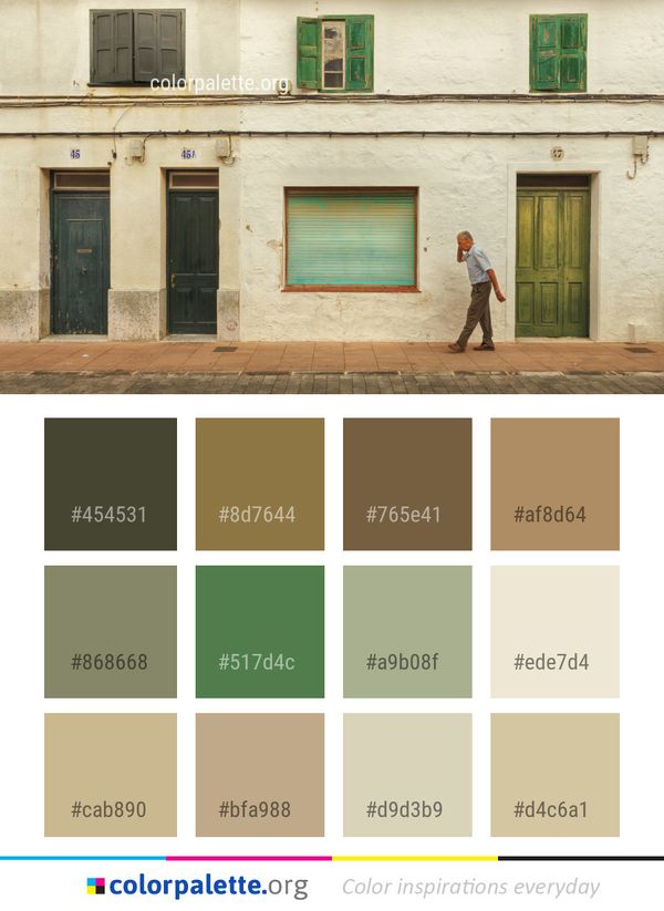 Infrastructure Town Window Color Palette