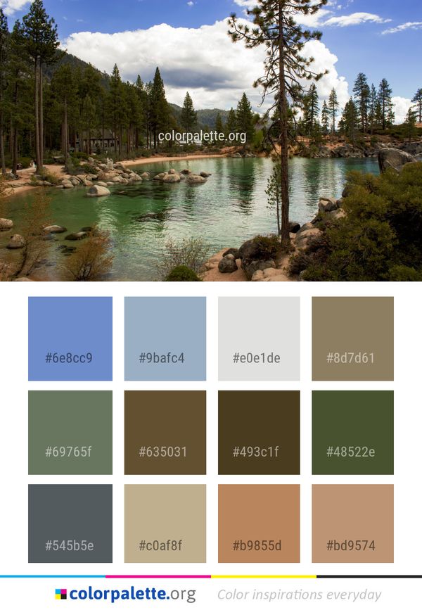 Nature Water Wilderness Color Palette