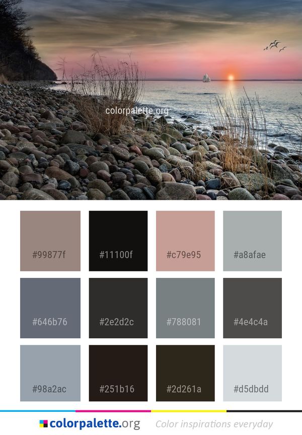 Shore Sea Sky Color Palette