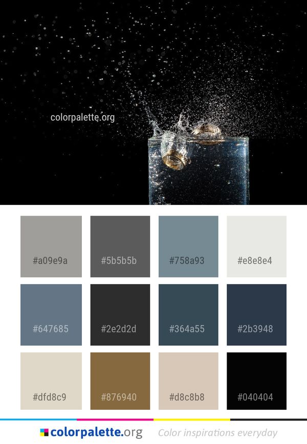 Water Atmosphere Night Color Palette