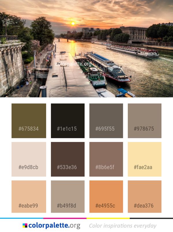 Waterway Canal Body Of Water Color Palette