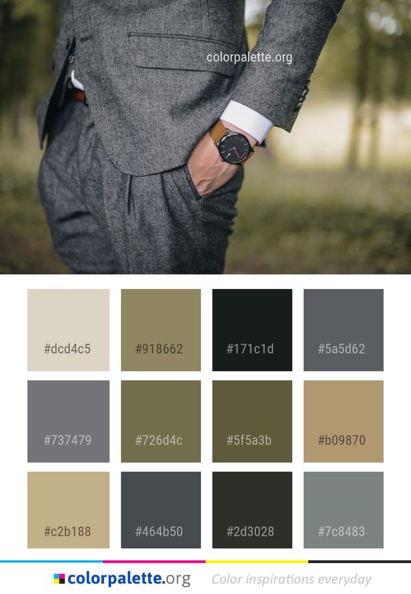 Jeans Denim Outerwear Color Palette