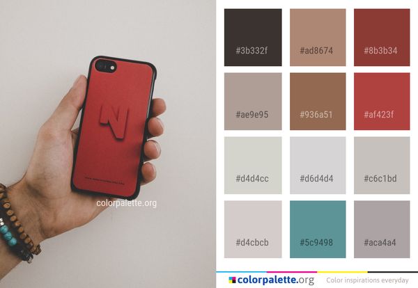 Mobile Phone Product Electronic Device Color Palette