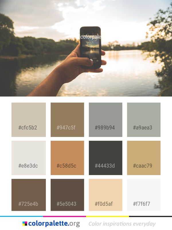 Reflection Water Sky Color Palette