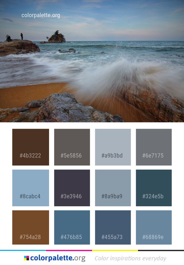 Sea Body Of Water Ocean Color Palette